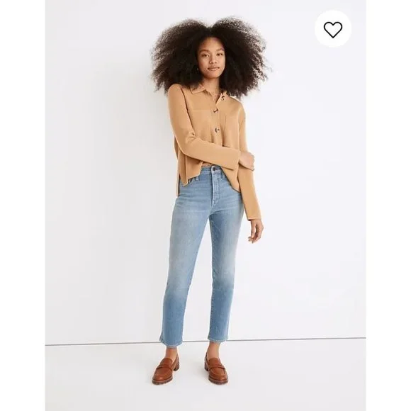 Madewell Petite Stovepipe Jeans in Euclid Wash Sz 26P NE064 - Picture 3 of 8